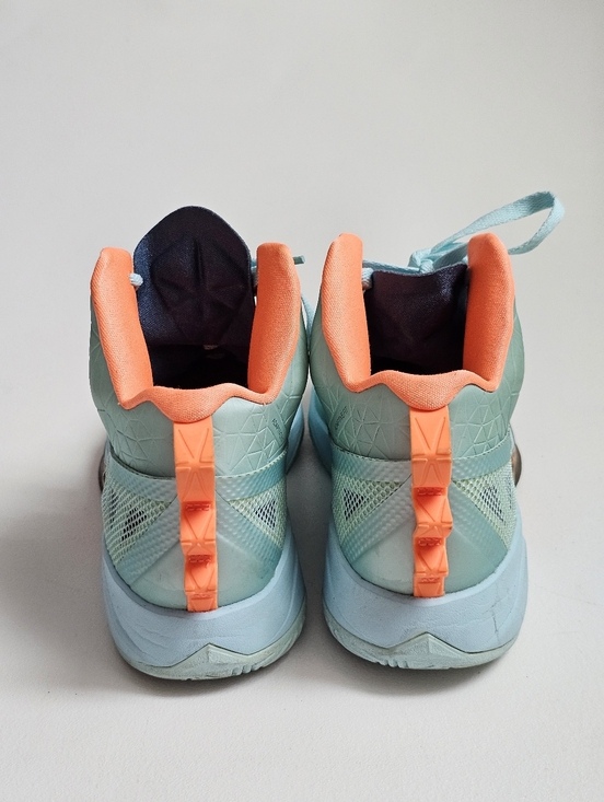 Nike Zoom Hyperfuse 2013 Glacier Ice Teal Orange Basketball Shoes Men’s US 7 main image 4